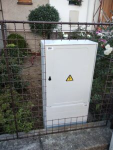 Nový elektroměrový sloupek