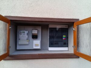 Rekonstrukce elektroměrového a domovního rozvaděče